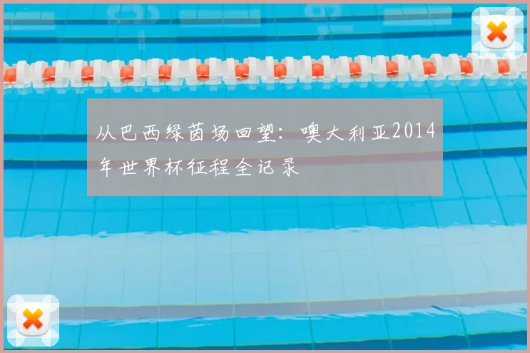 从巴西绿茵场回望：噢大利亚2014年世界杯征程全记录